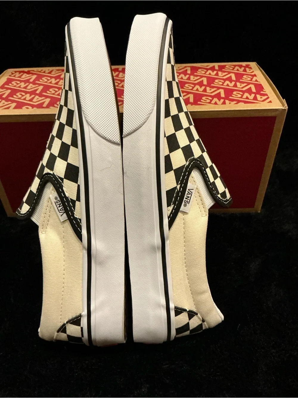 Vans Slip-On Checkerboard Canvas Sneakers - Men’s 8.5 Women’s 10 NWB
